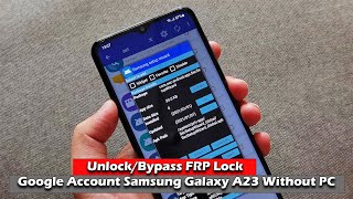 Unlock/Bypass FRP Lock Google Account Samsung Galaxy A23 Without PC