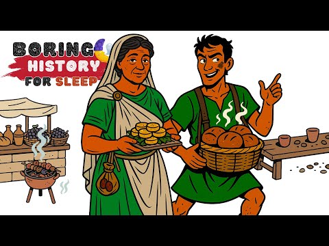Boring History For Sleep | Roman Street Food  When Bread Became Delicacies