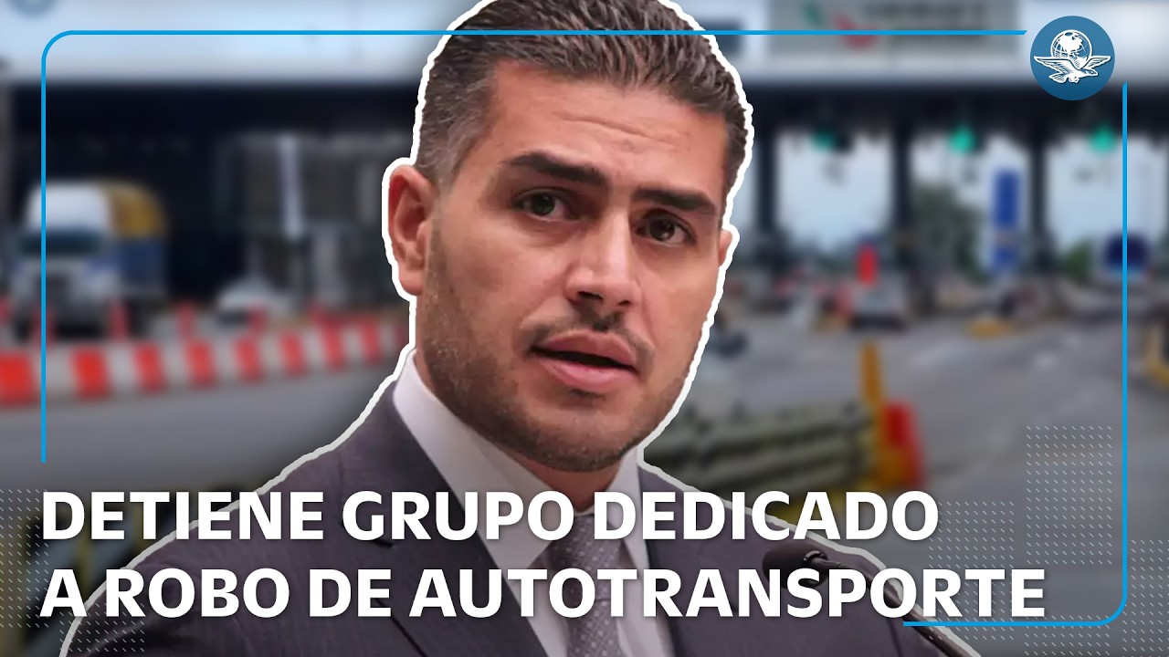 Harfuch anuncia desarticulación de banda dedicada al robo violento de autotransporte