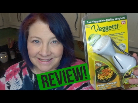 Veggetti Review As Seen On TV ! and Recipe