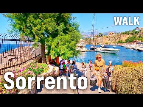 SORRENTO Walking Tour | Italy Immersive Video with Captions [4K/60fps]