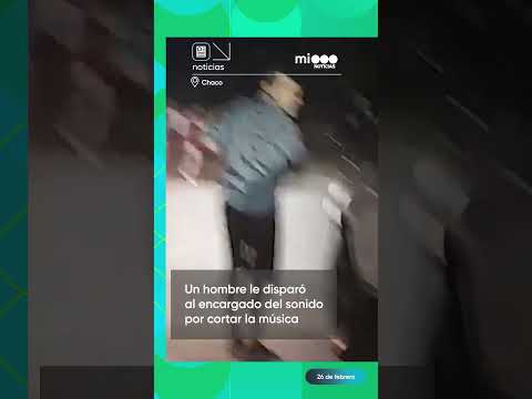 Un hombre disparó con su arma al responsable del sonido de los carnavales de Chaco