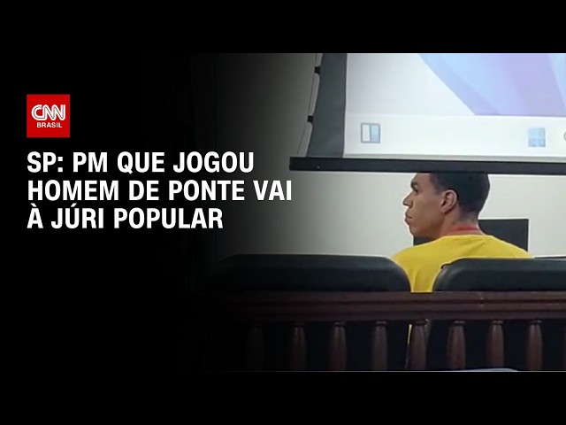 PM que jogou homem de ponte vai à júri popular | CNN NOVO DIA