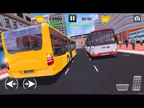 Euro Coach Bus City Extreme Driver #Simiulator Game to Play | Android Gameplay FHD