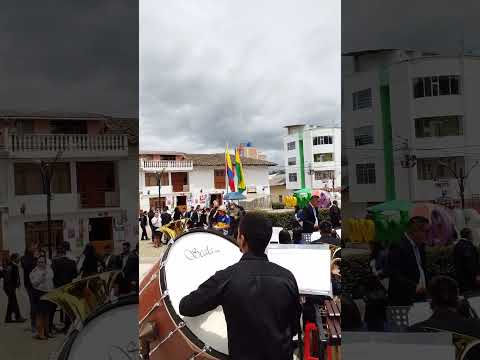 Banda municipal del Contadero Nariño. celebrando el cumpleaños 152. may 2026.