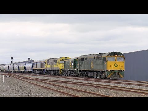 7762V QUBE Grain Train  - PoathTV Australian Railways