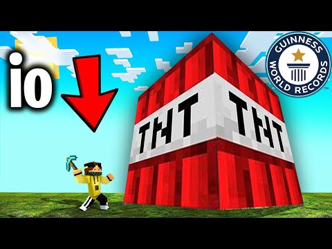 PROVO A BATTERE 7 + 1 RECORD MONDIALI DI MINECRAFT