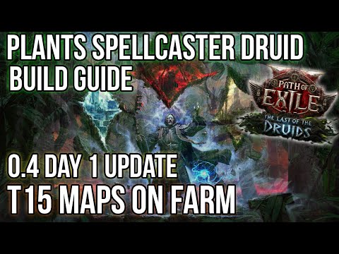 Plants Spellcaster Druid Build Guide (Leveling and Endgame) - Day 1 Update - POE2 - 0.4