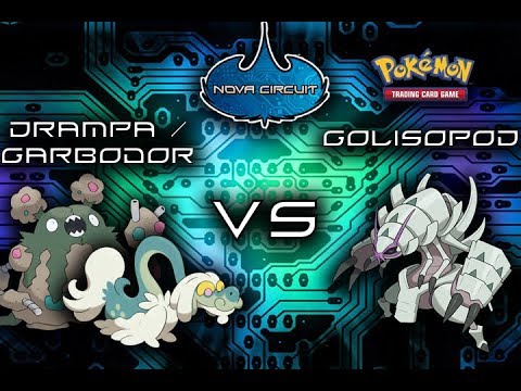 Golisopod GX vs Drampa/Garbodor