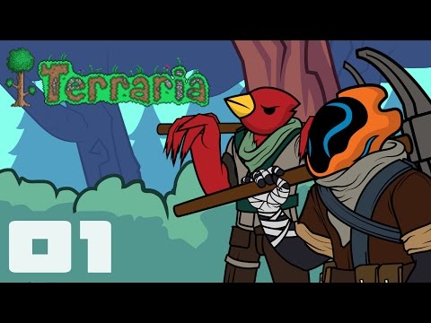 Let's Play Terraria 1.3.4 Expert Mode - Part 1 - Let's Try Again, With More Friends!