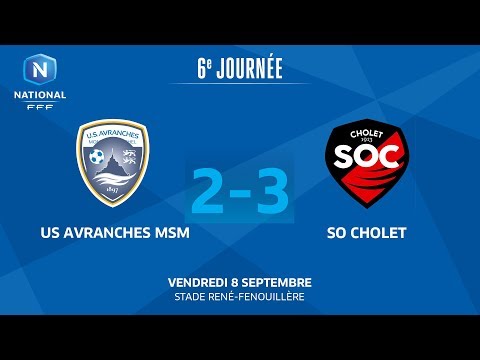 J6 : US Avranches MSM - SO Cholet (2-3), le replay