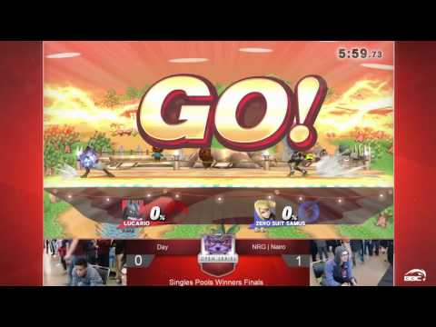 UGC Smash 4 Singles Pools - Day (Lucario) vs. NRG l Nairo (Zero Suit Samus)