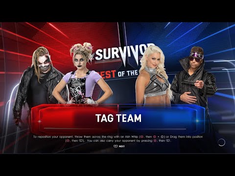 WWE2K22 - The Fiend & Alexa Bliss vs The Miz & Maryse Gameplay!