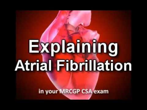 CSA case - explaining AF (atrial fibrillation in your MRCGP exam (csaprep - CSA course + cases)