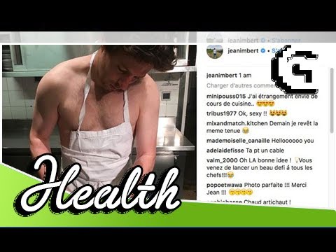 Le chef Jean Imbert cuisine nu sous son tablier | Végétarien