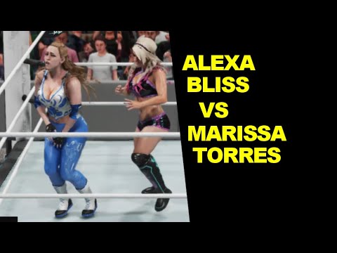 WWE 2K19 Alexa Bliss vs Marissa Torres w/ Billie Kay
