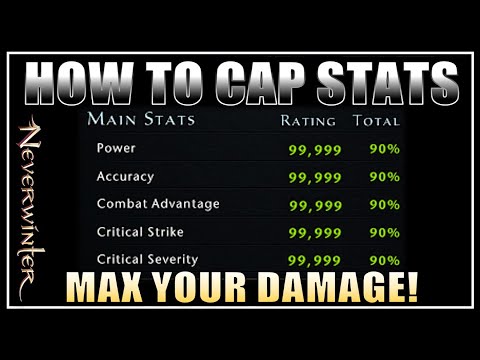 How to Easily get 90% in All Damage Stats! (what you're missing) Max your Damage! - Neverwinter