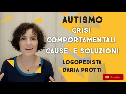 Autismo, crisi, comportamento oppositivo, stereotopie. Cause e soluzioni.