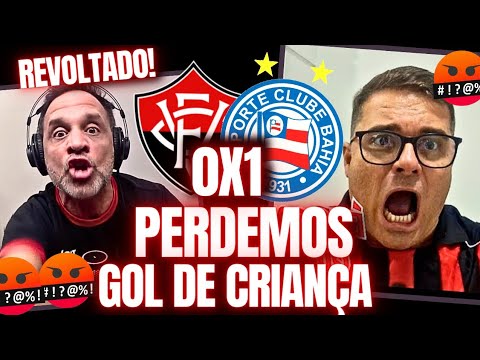 🤣REAÇÕES DOS TORCEDORES DO VITÓRIA REVOLTADOS! VITÓRIA 0X1 BAHIA