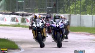 AMA Pro GoPro Daytona SportBike Race 2 Highlights from Road America - 2013