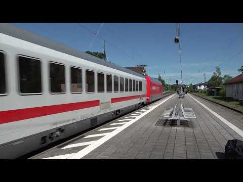 2024 - DE - Arrival  of DB 101 loco with intercity train IC 2082 to Hamburg, in Prien am Chiemsee
