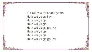 Clannad - I Will Find You Theme from Last of the Mohicans Lyrics