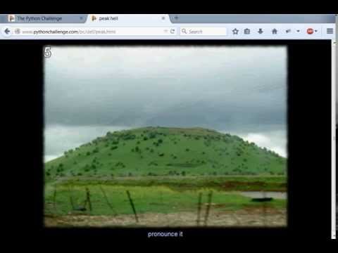 Python Challenge 05 We re in a Peakhell