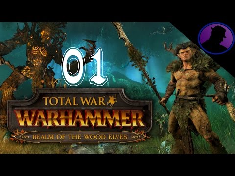 Let's Play Total War WARHAMMER - Realm Of The Wood Elves - Ep. 1 - Treemen Unite!