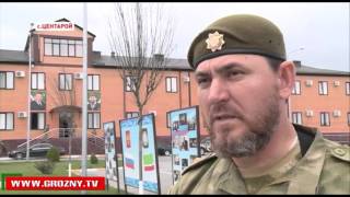 В Гудермесском и Курчалоевском районах бойцы спецподразделений провели марш военной техники 