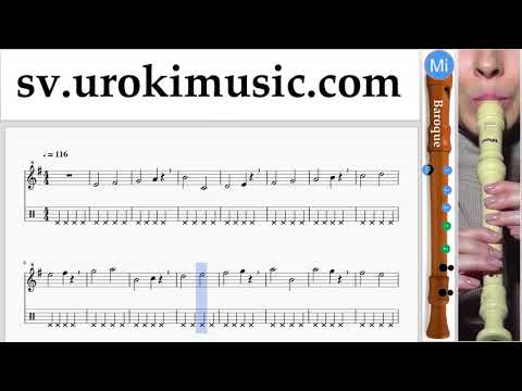 Lär Dig Spela Blockflöjt (Barock) The Pink Panther - Theme Song Tabs Nybörjare Del 1 övningar um