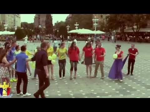 Flash-mob ,,EU aduc EUROPA ACASA'
