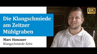 Klangschmiede Zeitz: 비디오 인터뷰에서 Marc Honauer는 음악계와 Mühlgraben 페스티벌에 대해 이야기합니다.