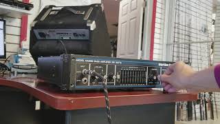 Video thumbnail for Hartke HA2000 Bass Amp head for sale at Luckypawn by Robert Rodriguez