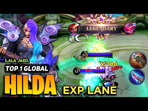 LEGENDARY! Hilda Best Build 2023 [ Hilda Best Build Top 1 Global ] Lala Jako - Mobile legends