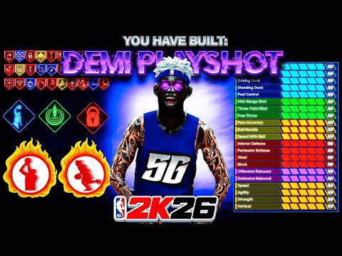 *NEW* BEST ALL AROUND POINT GUARD BUILD in NBA 2K26! BEST GAME BREAKING BUILD! Best Build 2k26