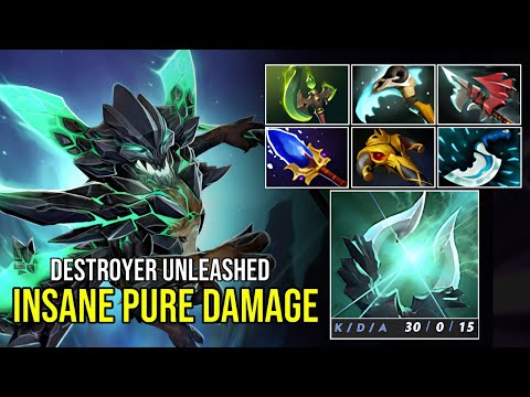 OD Mid 30 Kills - Insane Pure Damage Monster DELETED Everyone!| Dota 2 Pro Highlights 7.39d.