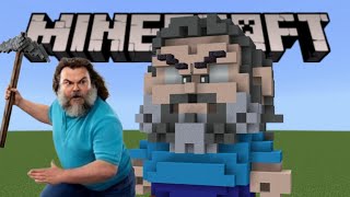 How to build Jack Black Steve in Minecraft (A Minecraft Movie)