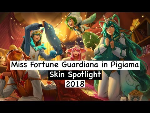 Miss Fortune Guardiana in Pigiama - Skin Spotlight 2018