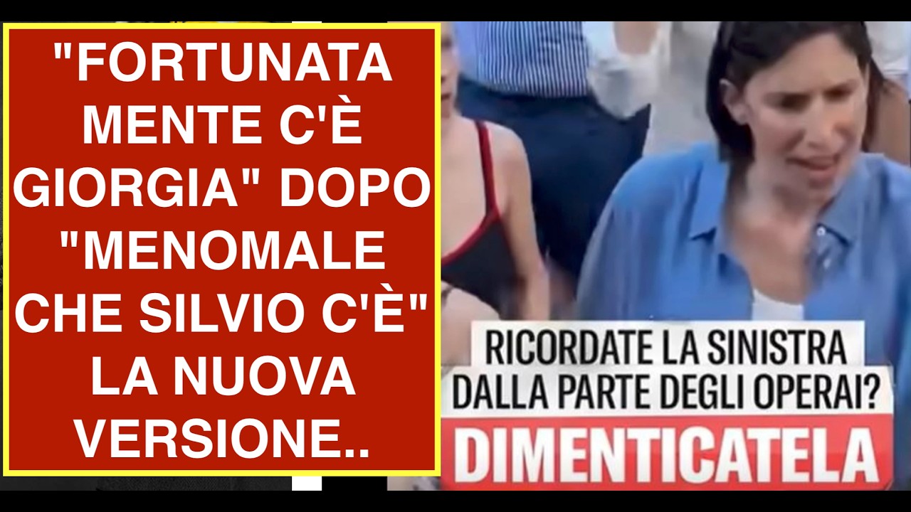 VIDEO DI FDI "FORTUNATAMENTE C'È GIORGIA" DOPO "MENOMALE CHE SILVIO C'È" LA NUOVA VERSIONE..