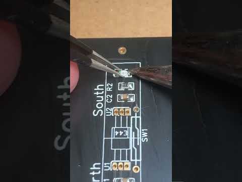 How to soldering 0805 SMD LED