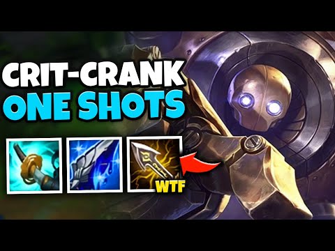 ONE BLITZCRANK E DOES 1500 DAMAGE WITH FULL CRIT BLITZCRANK! (HILARIOUS) - League of Legends