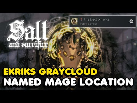 Salt And Sacrifice - The Electromancer Trophy Guide (Ekriks Graycloud Named Mage Location)