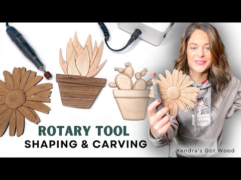 Shaping & Carving with a Rotary Tool - Bits & Accessories Explained