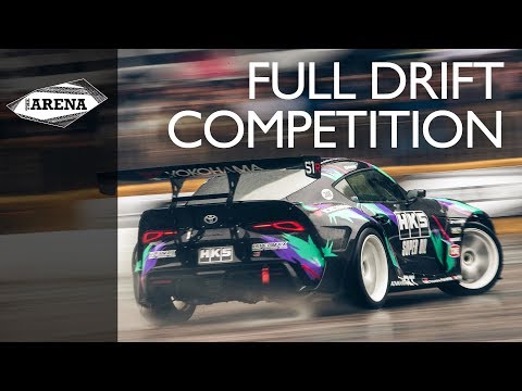 グッドウッドFOS 雨の中で行われたドリフト集