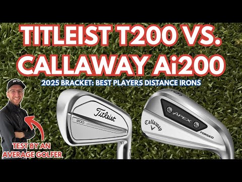 TITLEIST T200 VS. CALLAWAY APEX AI200: 2025 Players Distance Iron Bracket - QF2