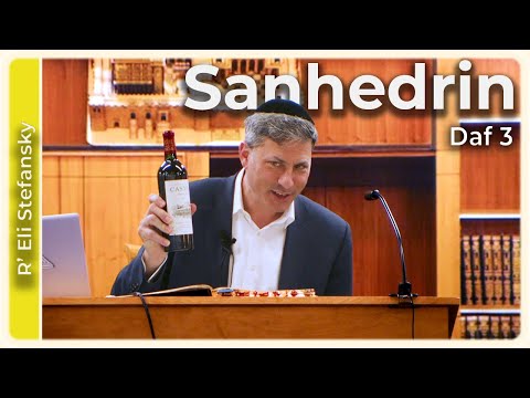 Daf Yomi Sanhedrin Daf 3 by R’ Eli Stefansky