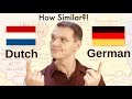 How Similar Are German And Dutch