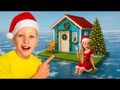 🎄 We decorate the house ✨ for CHRISTMAS ⏰ 24 HOURS WE SURVIVE at SEA🌊 The last one to LEAVE THE B...