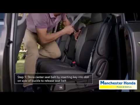 2018 Honda Odyssey: How to use Magic Slide 2nd row seat™
