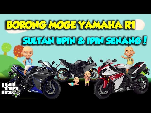 SULTAN UPIN IPIN BORONG YAMAHA R1 TURBO MOTOR AKANG MV KENCANG - GTA V MOD UPIN & IPIN SPESIAL